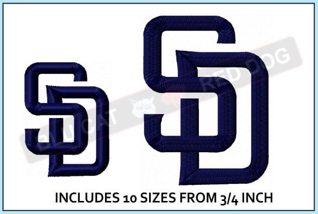 san diego padres embroidery design blucatreddog.is
